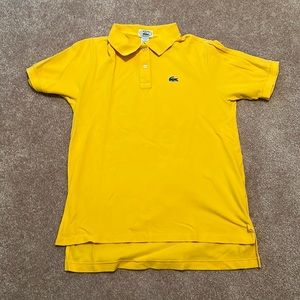 Vintage Lacoste Izod Medium Yellow Polo